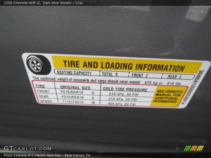 Dark Silver Metallic / Gray 2006 Chevrolet HHR LS