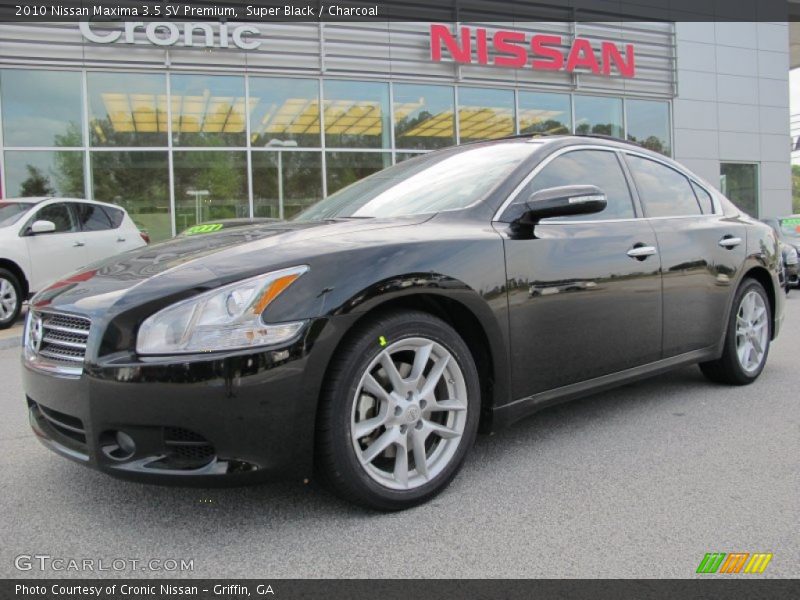 Super Black / Charcoal 2010 Nissan Maxima 3.5 SV Premium