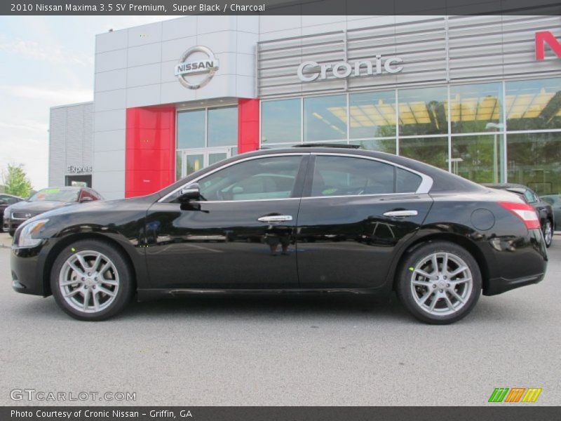 Super Black / Charcoal 2010 Nissan Maxima 3.5 SV Premium