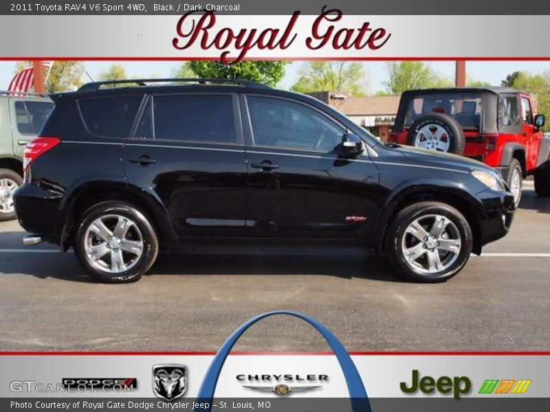 Black / Dark Charcoal 2011 Toyota RAV4 V6 Sport 4WD