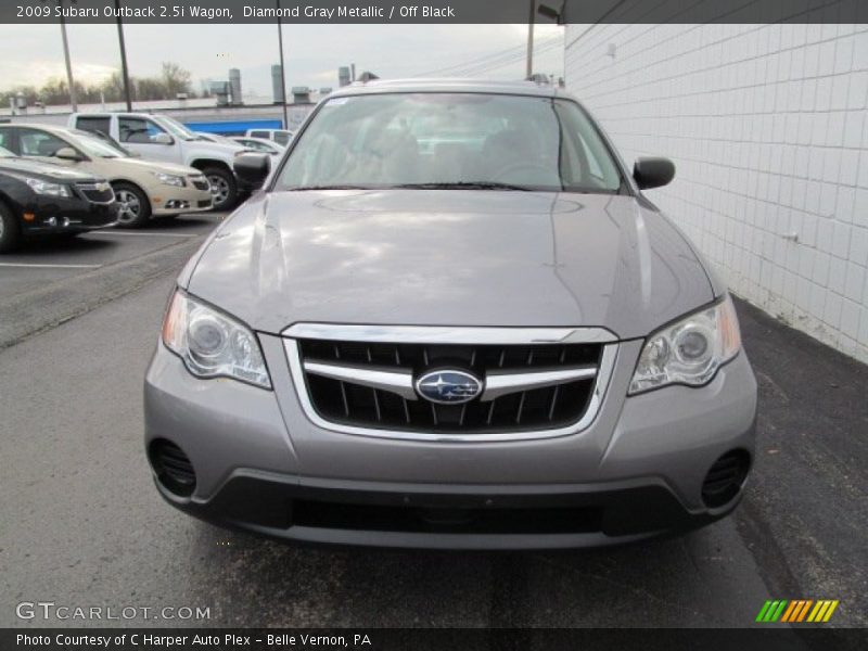 Diamond Gray Metallic / Off Black 2009 Subaru Outback 2.5i Wagon