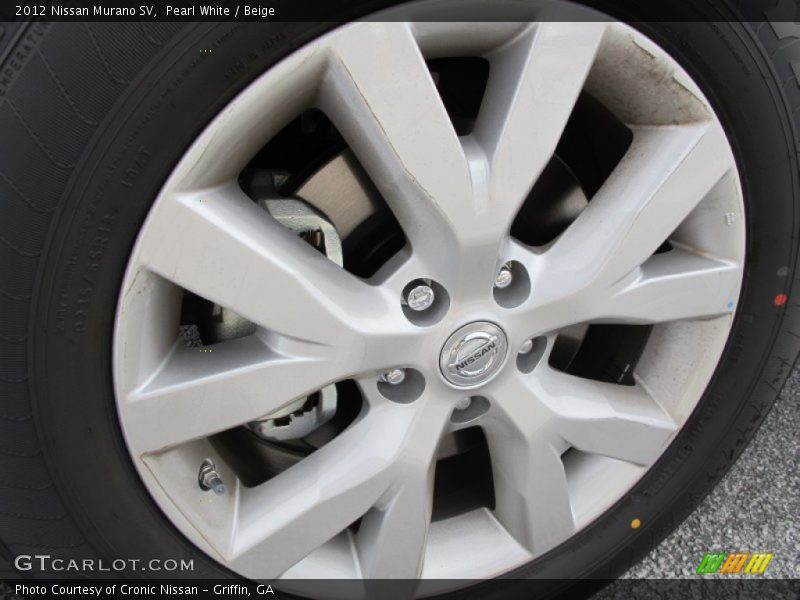 Pearl White / Beige 2012 Nissan Murano SV