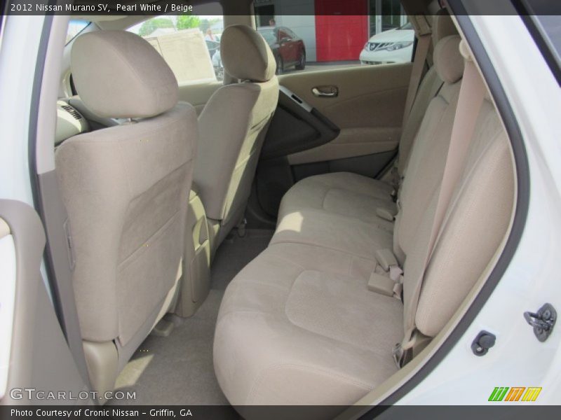 Pearl White / Beige 2012 Nissan Murano SV