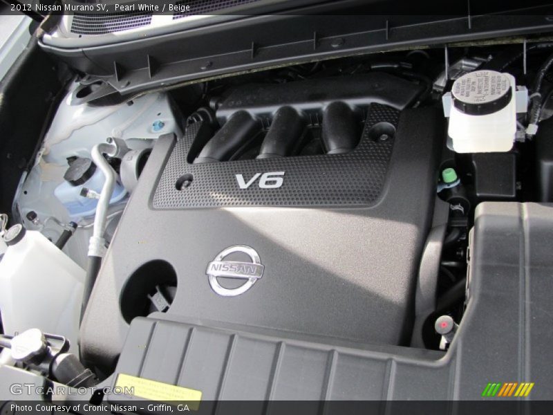 Pearl White / Beige 2012 Nissan Murano SV