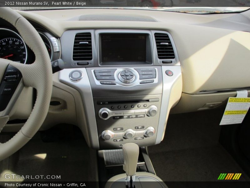 Pearl White / Beige 2012 Nissan Murano SV