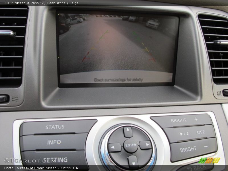 Pearl White / Beige 2012 Nissan Murano SV