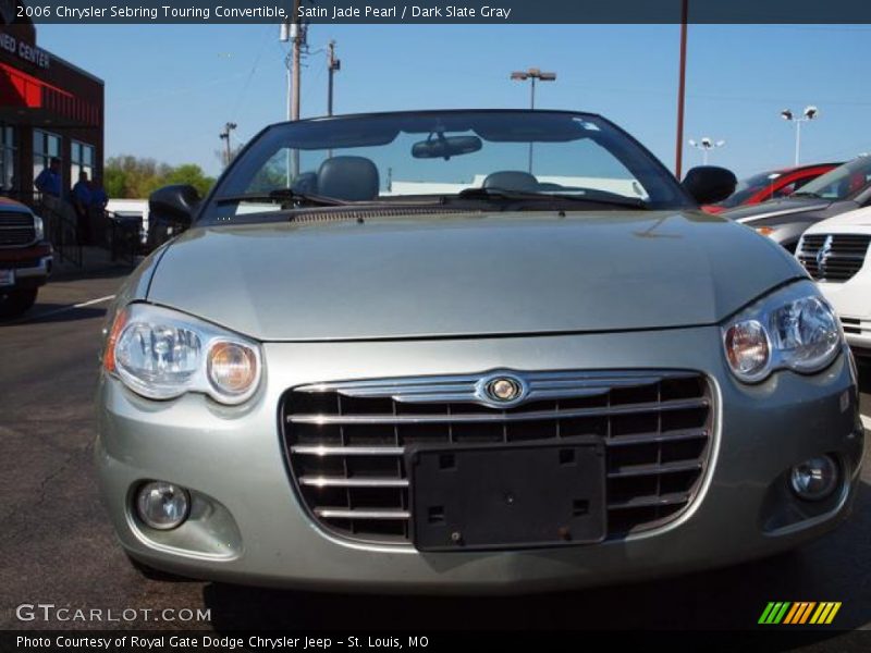Satin Jade Pearl / Dark Slate Gray 2006 Chrysler Sebring Touring Convertible