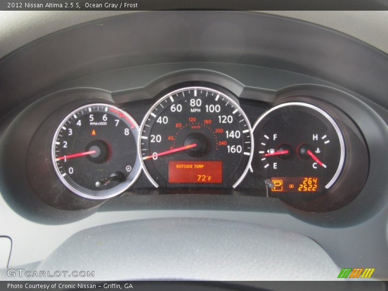 Ocean Gray / Frost 2012 Nissan Altima 2.5 S