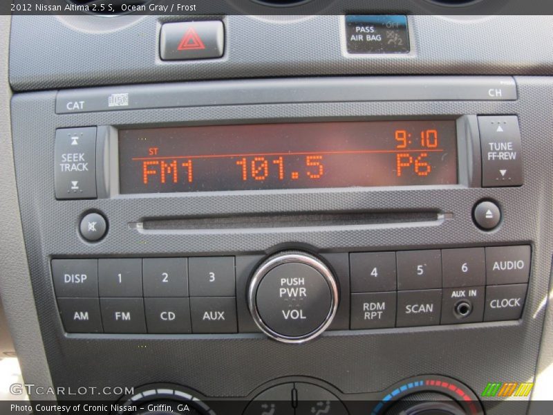 Ocean Gray / Frost 2012 Nissan Altima 2.5 S