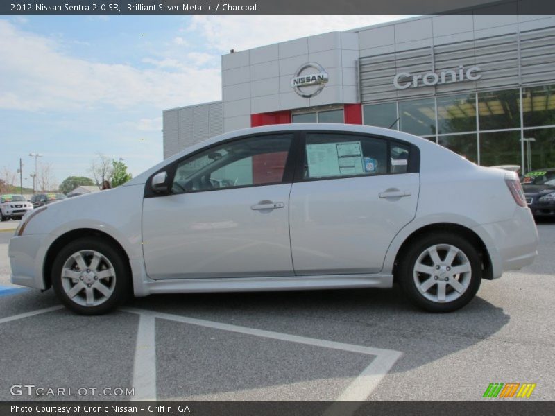 Brilliant Silver Metallic / Charcoal 2012 Nissan Sentra 2.0 SR
