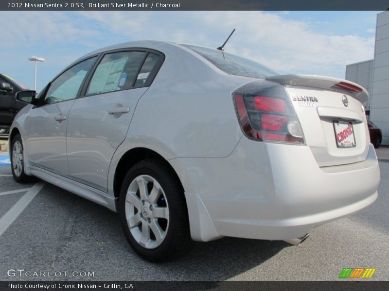 Brilliant Silver Metallic / Charcoal 2012 Nissan Sentra 2.0 SR
