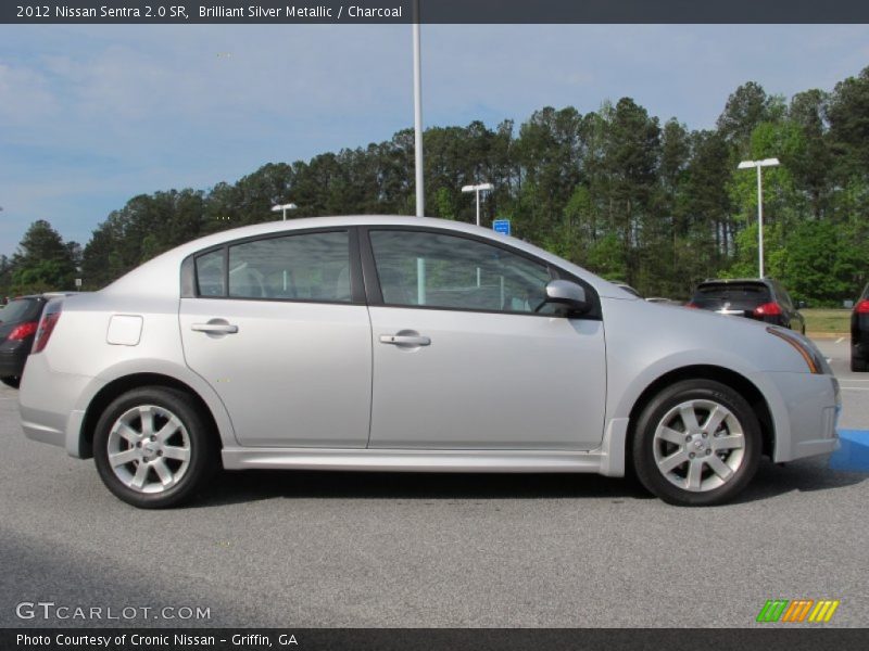 Brilliant Silver Metallic / Charcoal 2012 Nissan Sentra 2.0 SR