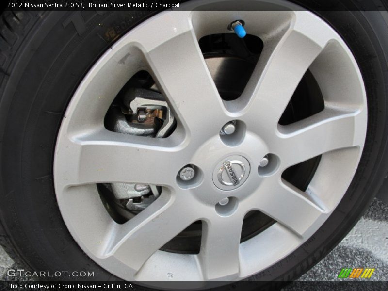 Brilliant Silver Metallic / Charcoal 2012 Nissan Sentra 2.0 SR