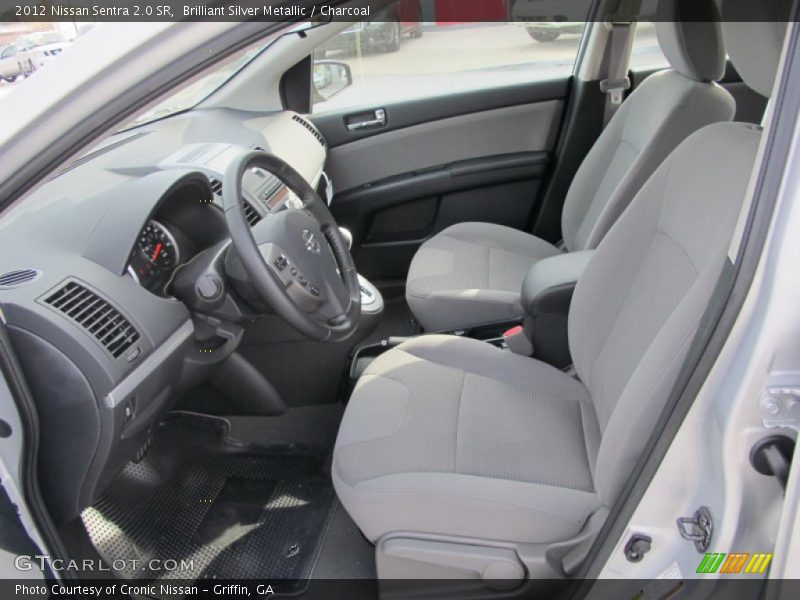 Brilliant Silver Metallic / Charcoal 2012 Nissan Sentra 2.0 SR