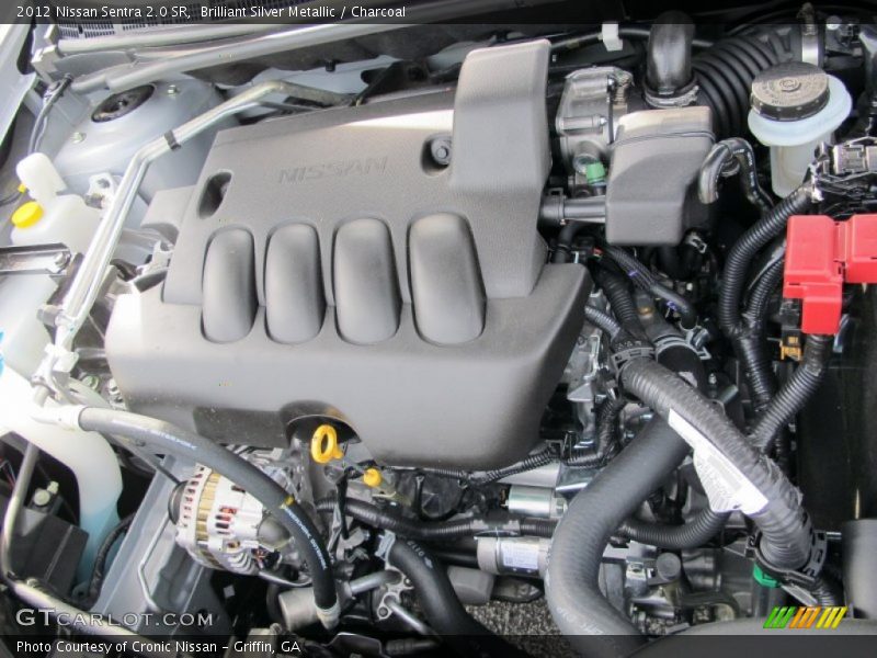 Brilliant Silver Metallic / Charcoal 2012 Nissan Sentra 2.0 SR