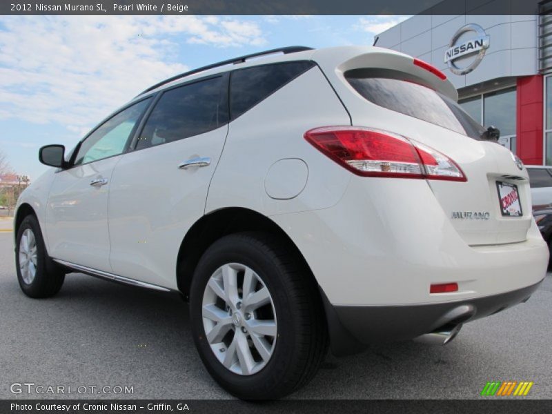 Pearl White / Beige 2012 Nissan Murano SL