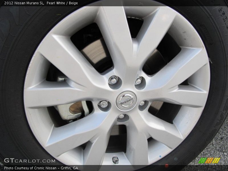 Pearl White / Beige 2012 Nissan Murano SL