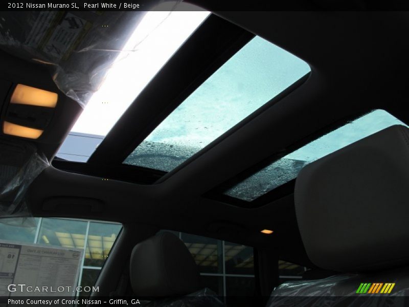Pearl White / Beige 2012 Nissan Murano SL