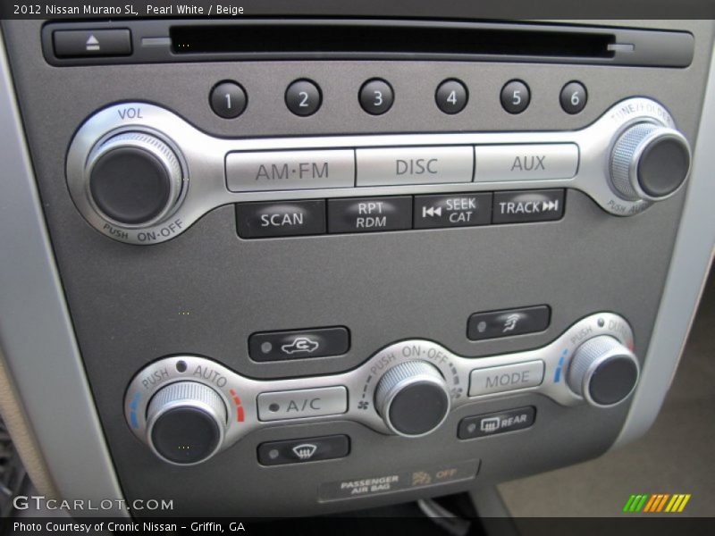 Pearl White / Beige 2012 Nissan Murano SL
