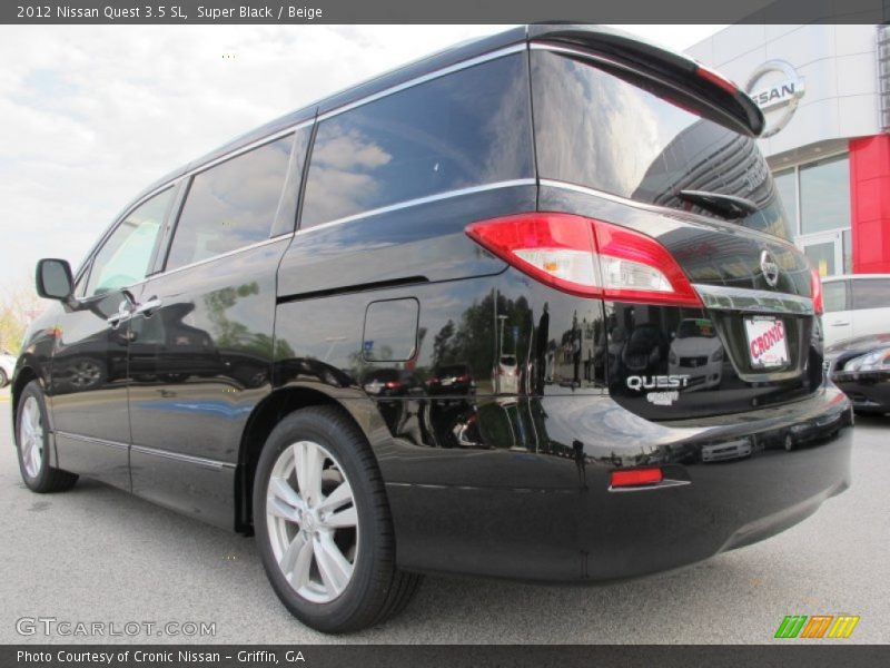 Super Black / Beige 2012 Nissan Quest 3.5 SL