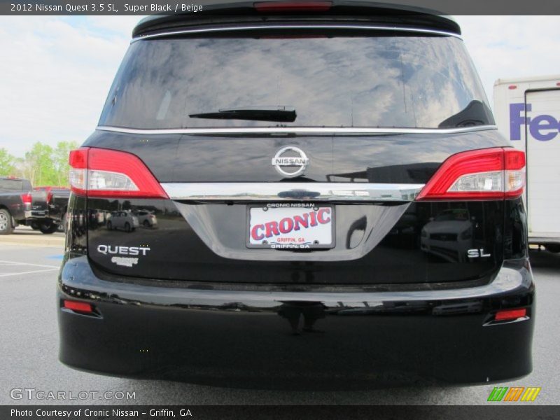 Super Black / Beige 2012 Nissan Quest 3.5 SL