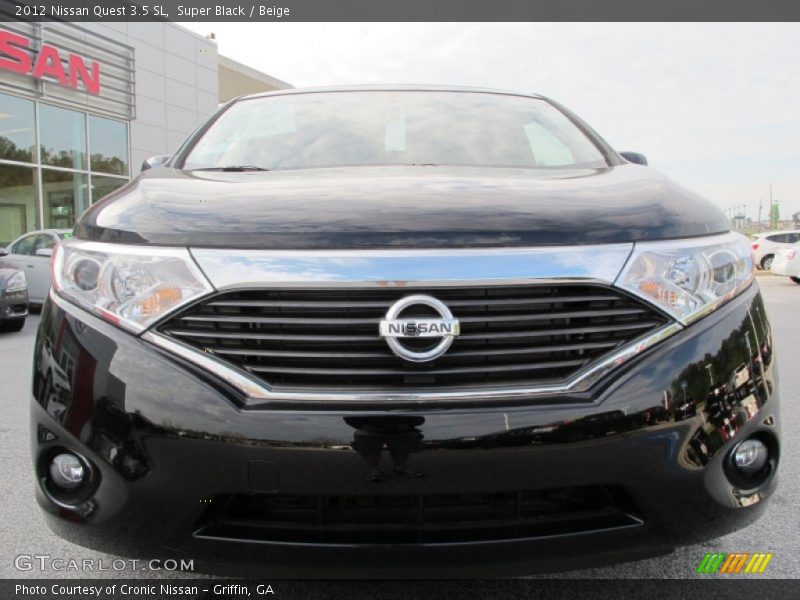 Super Black / Beige 2012 Nissan Quest 3.5 SL