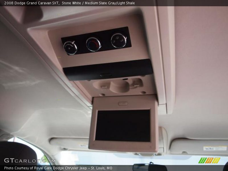 Stone White / Medium Slate Gray/Light Shale 2008 Dodge Grand Caravan SXT