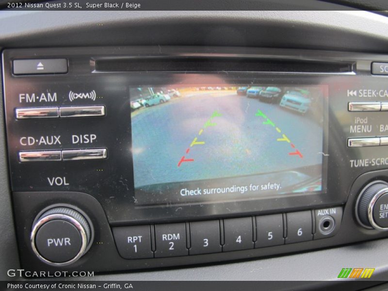 Super Black / Beige 2012 Nissan Quest 3.5 SL