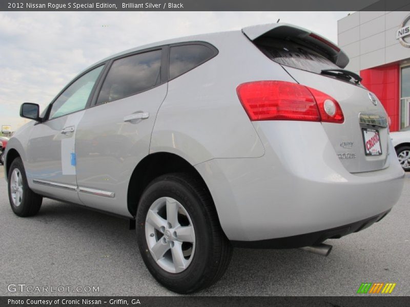 Brilliant Silver / Black 2012 Nissan Rogue S Special Edition