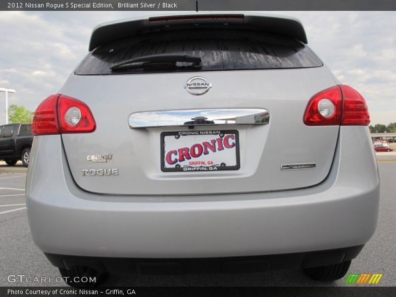 Brilliant Silver / Black 2012 Nissan Rogue S Special Edition