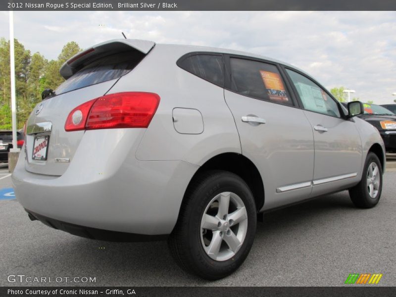 Brilliant Silver / Black 2012 Nissan Rogue S Special Edition