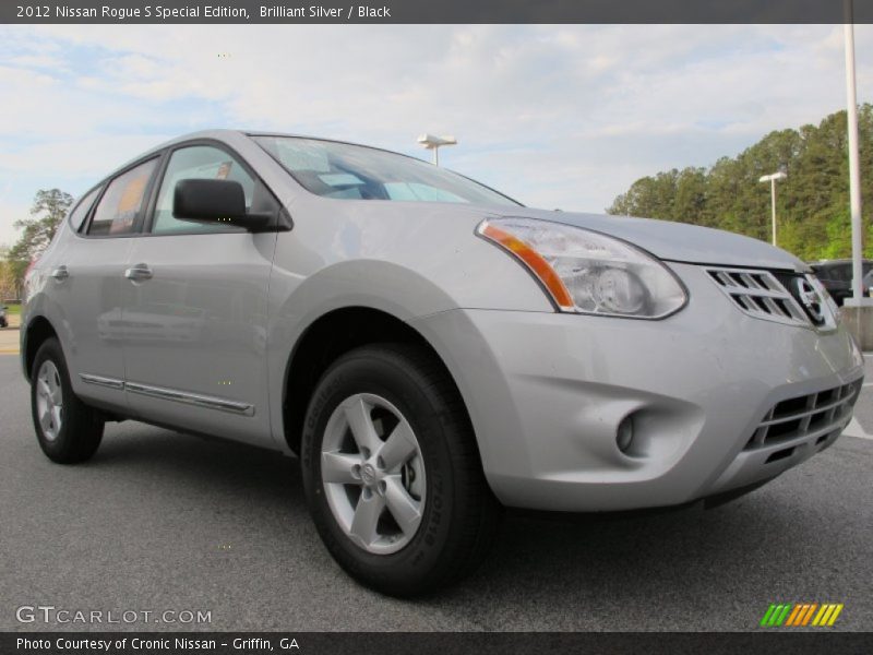 Brilliant Silver / Black 2012 Nissan Rogue S Special Edition