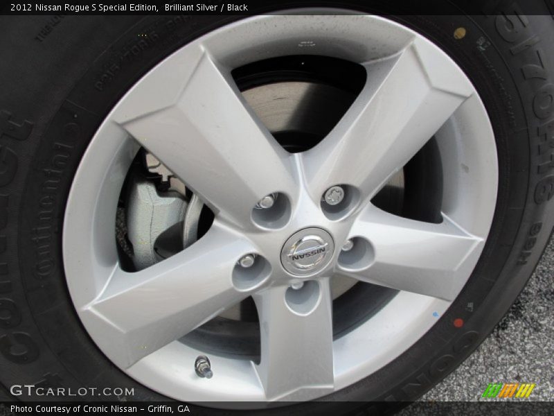 Brilliant Silver / Black 2012 Nissan Rogue S Special Edition