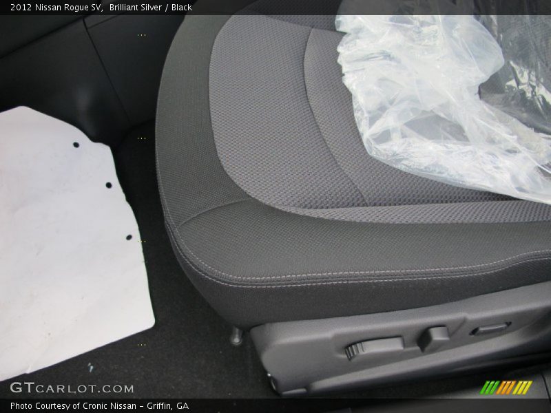 Brilliant Silver / Black 2012 Nissan Rogue SV
