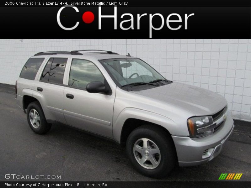 Silverstone Metallic / Light Gray 2006 Chevrolet TrailBlazer LS 4x4