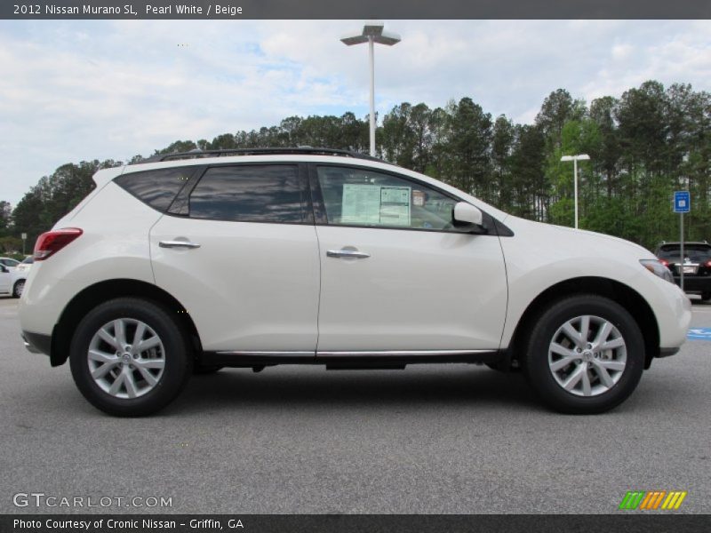 Pearl White / Beige 2012 Nissan Murano SL