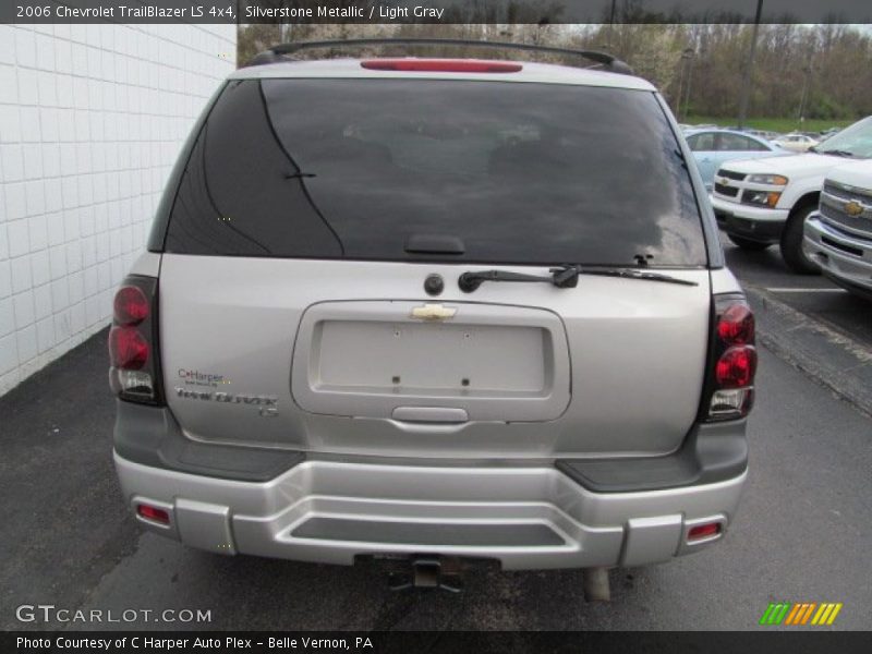 Silverstone Metallic / Light Gray 2006 Chevrolet TrailBlazer LS 4x4