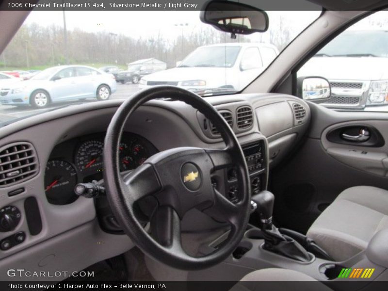 Silverstone Metallic / Light Gray 2006 Chevrolet TrailBlazer LS 4x4