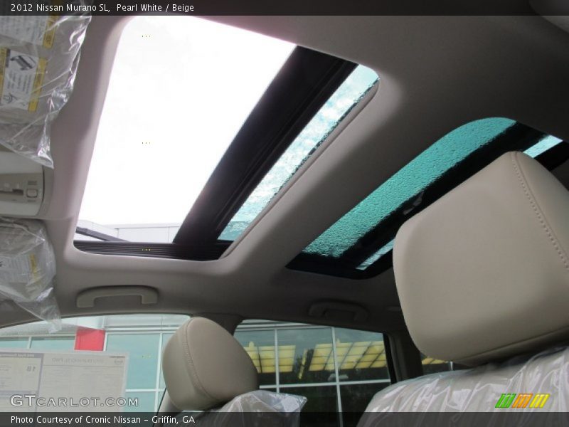 Pearl White / Beige 2012 Nissan Murano SL