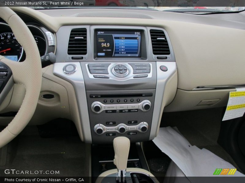 Pearl White / Beige 2012 Nissan Murano SL