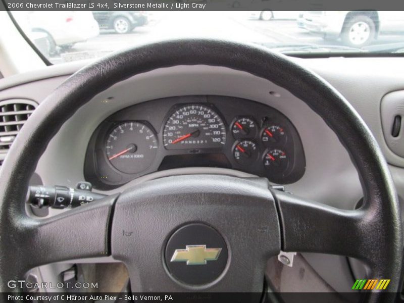 Silverstone Metallic / Light Gray 2006 Chevrolet TrailBlazer LS 4x4