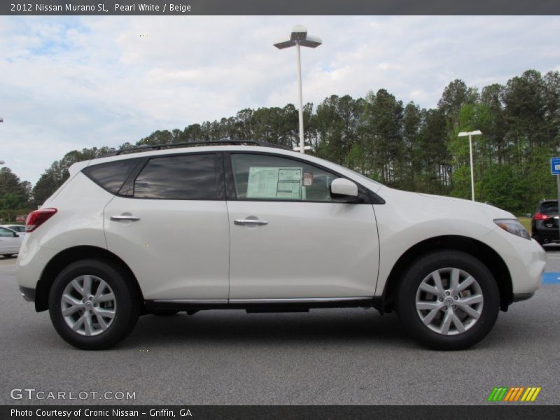 Pearl White / Beige 2012 Nissan Murano SL