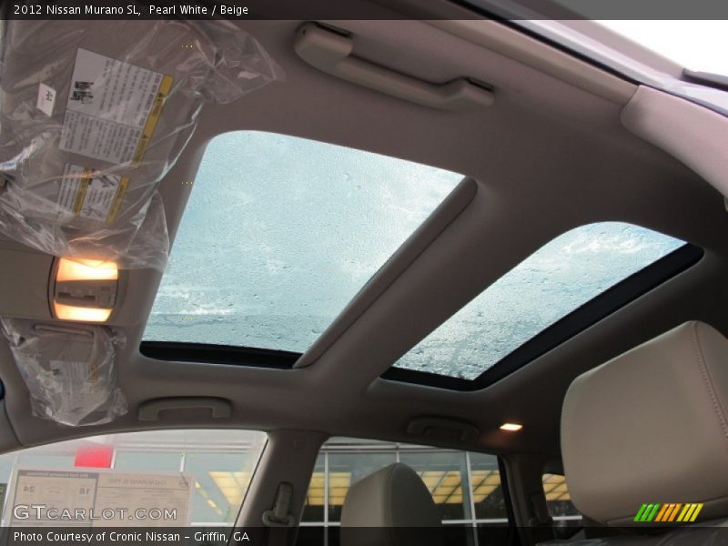 Pearl White / Beige 2012 Nissan Murano SL