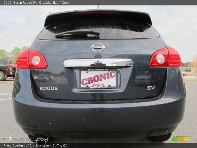 Graphite Blue / Gray 2012 Nissan Rogue SV