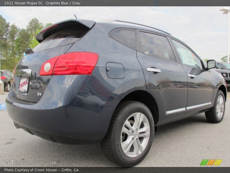 Graphite Blue / Gray 2012 Nissan Rogue SV
