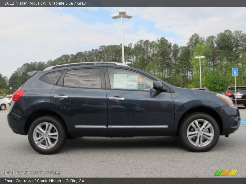Graphite Blue / Gray 2012 Nissan Rogue SV