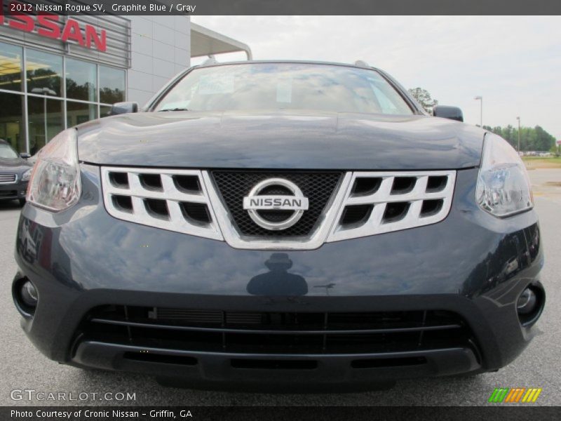Graphite Blue / Gray 2012 Nissan Rogue SV