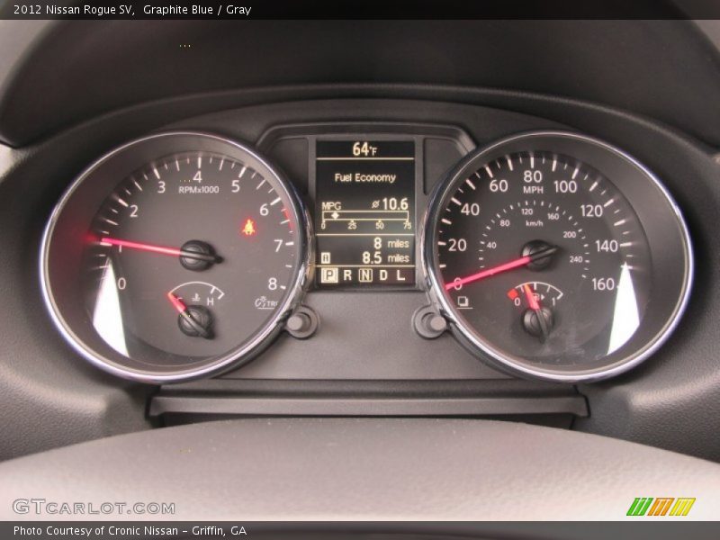 Graphite Blue / Gray 2012 Nissan Rogue SV