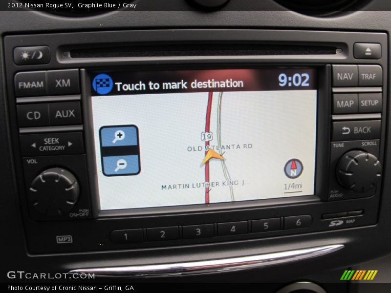 Graphite Blue / Gray 2012 Nissan Rogue SV