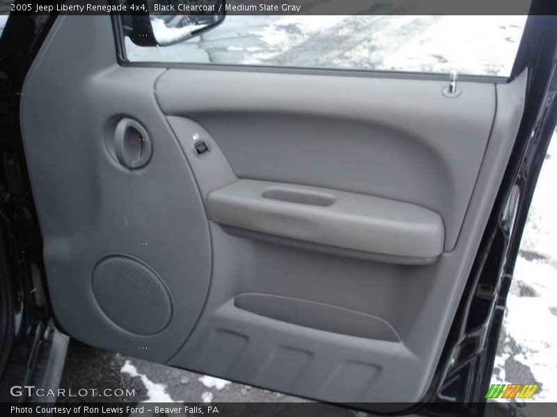 Black Clearcoat / Medium Slate Gray 2005 Jeep Liberty Renegade 4x4